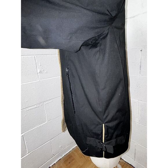 VTG Bonnie Cashin Russ Taylor 8 Barn Coat Jacket Pockets Black Faux Shearling S2 - Picture 5 of 15